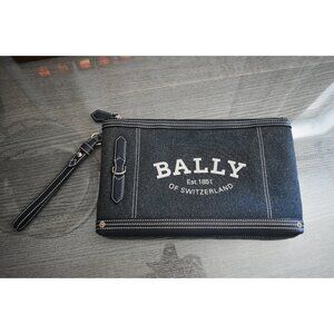 Bally Men's Chanley Nylon Denim Clutch Bag